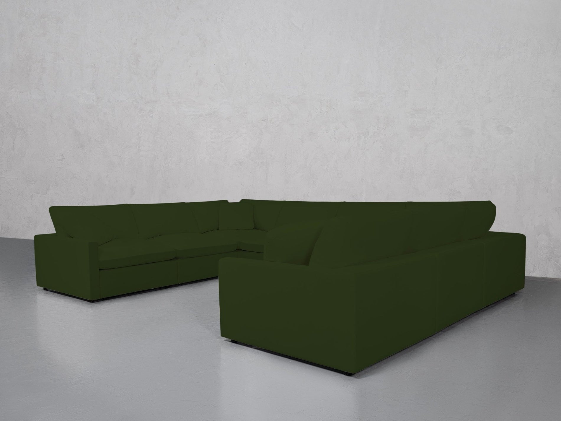 8-Seat Modular U-Sectional (Thin Arms) - 7th Avenue