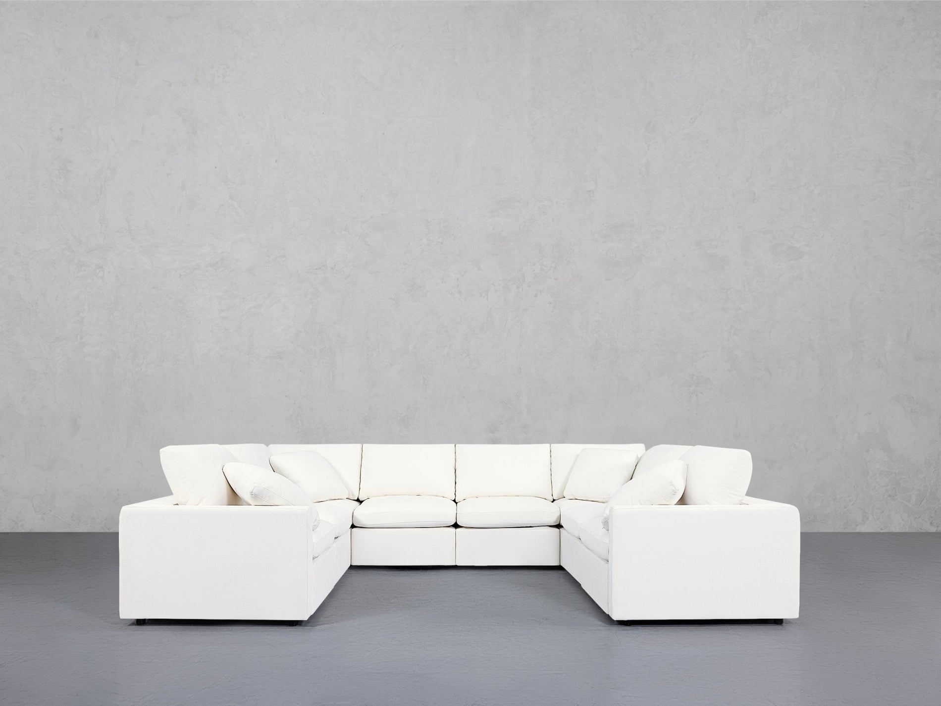 8-Seat Modular U-Sectional (Thin Arms) - 7th Avenue