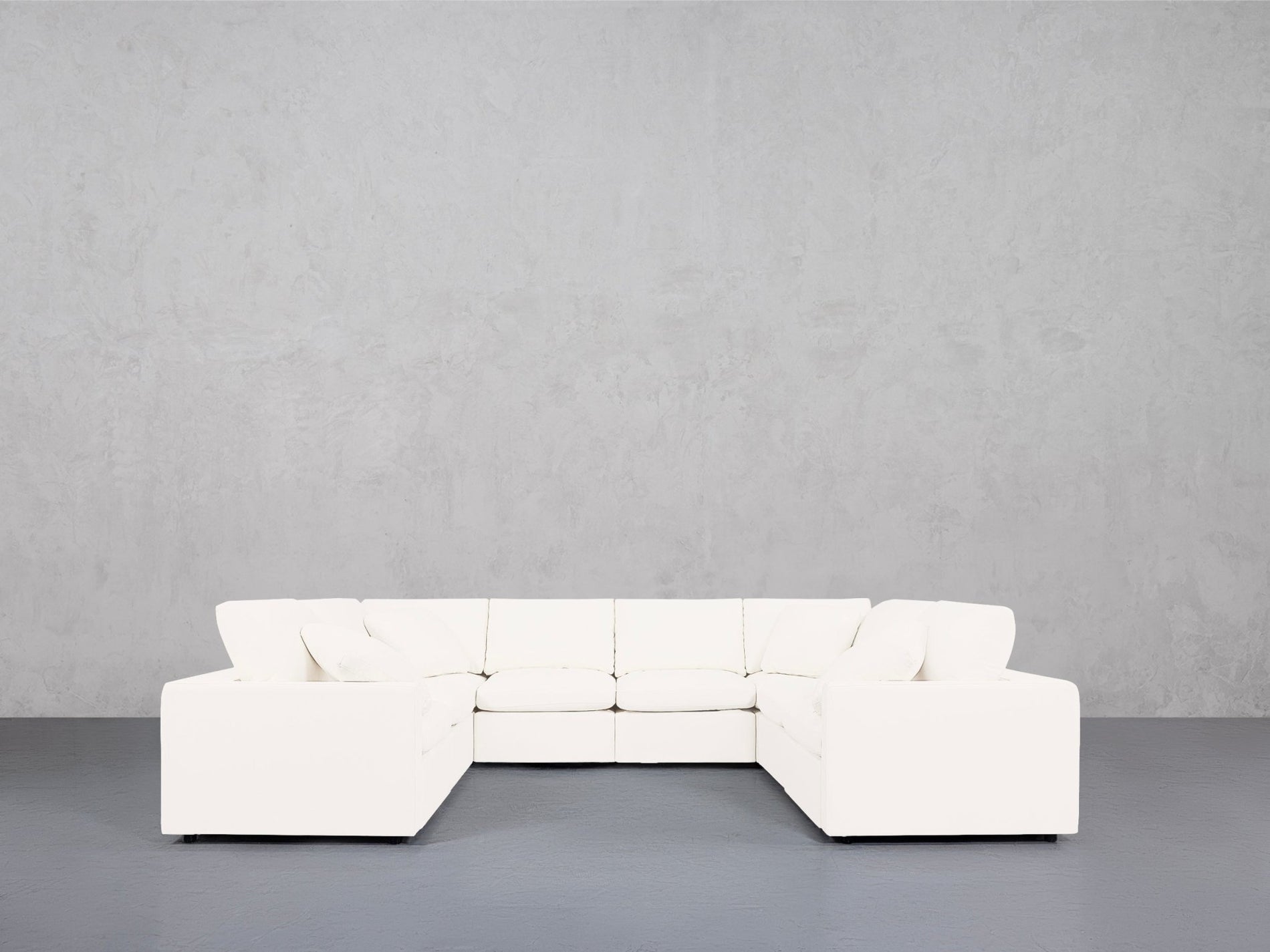 8-Seat Modular U-Sectional (Thin Arms) - 7th Avenue