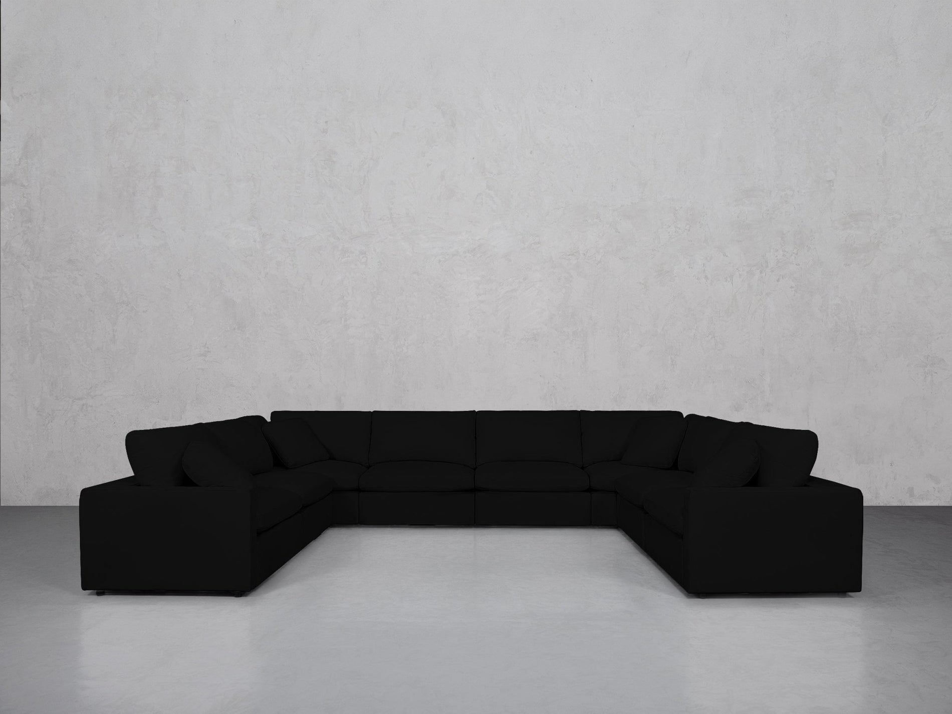 8-Seat Modular U-Sectional (Thin Arms) - 7th Avenue