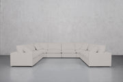 8-Seat Modular U-Sectional (Thin Arms) - 7th Avenue