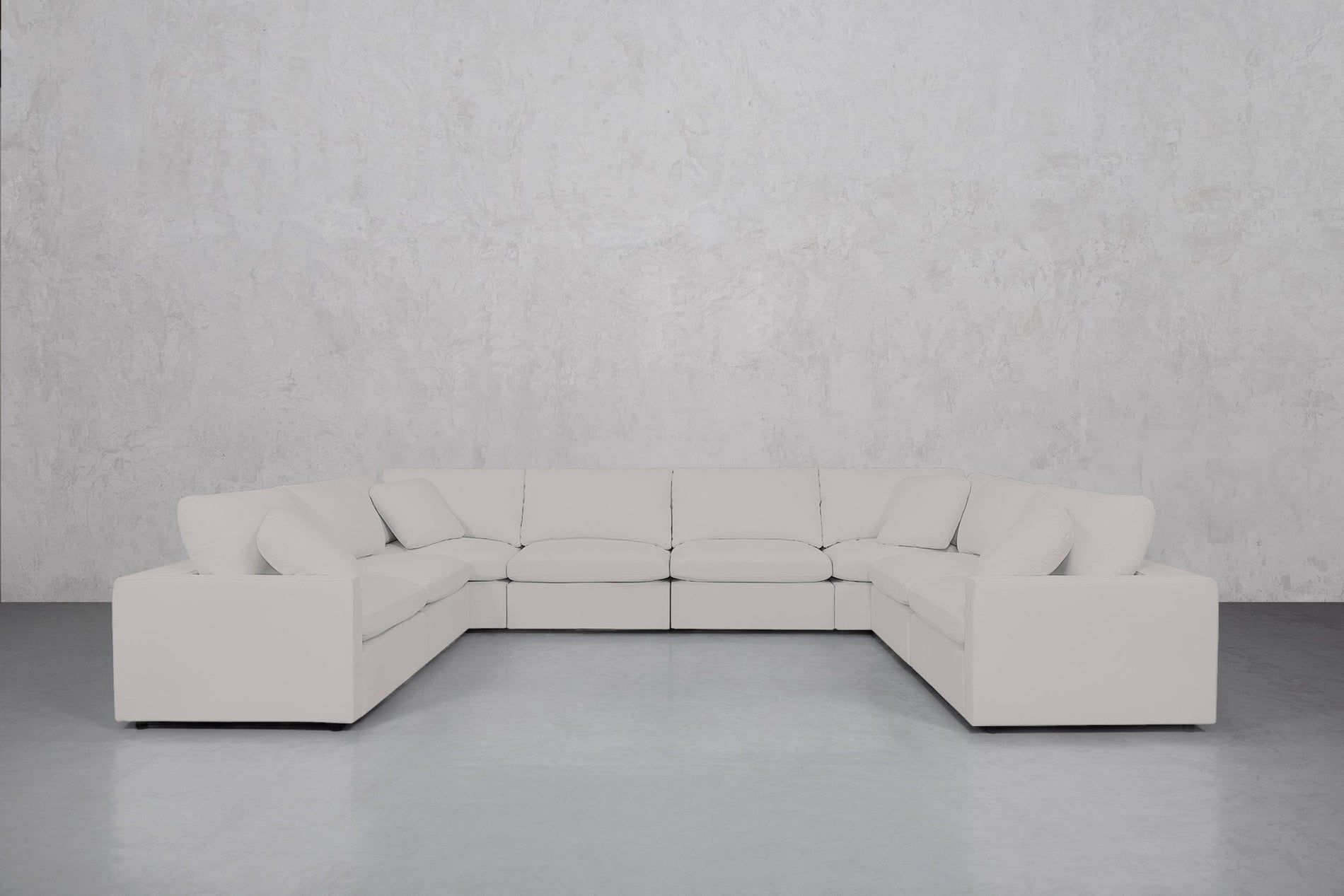 8-Seat Modular U-Sectional (Thin Arms) - 7th Avenue