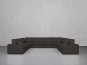 8-Seat Modular U-Sectional (Thin Arms) - 7th Avenue