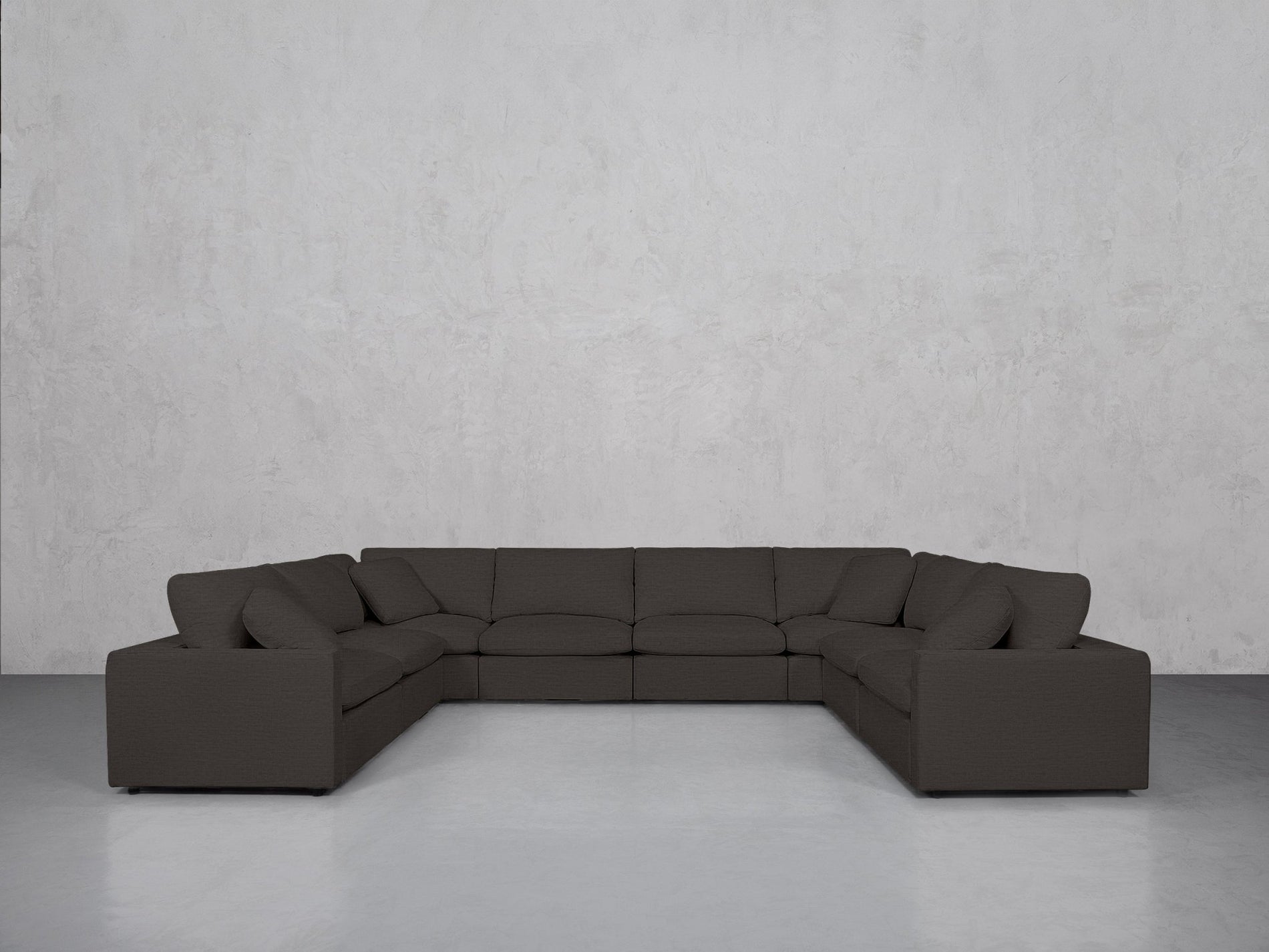8-Seat Modular U-Sectional (Thin Arms) - 7th Avenue