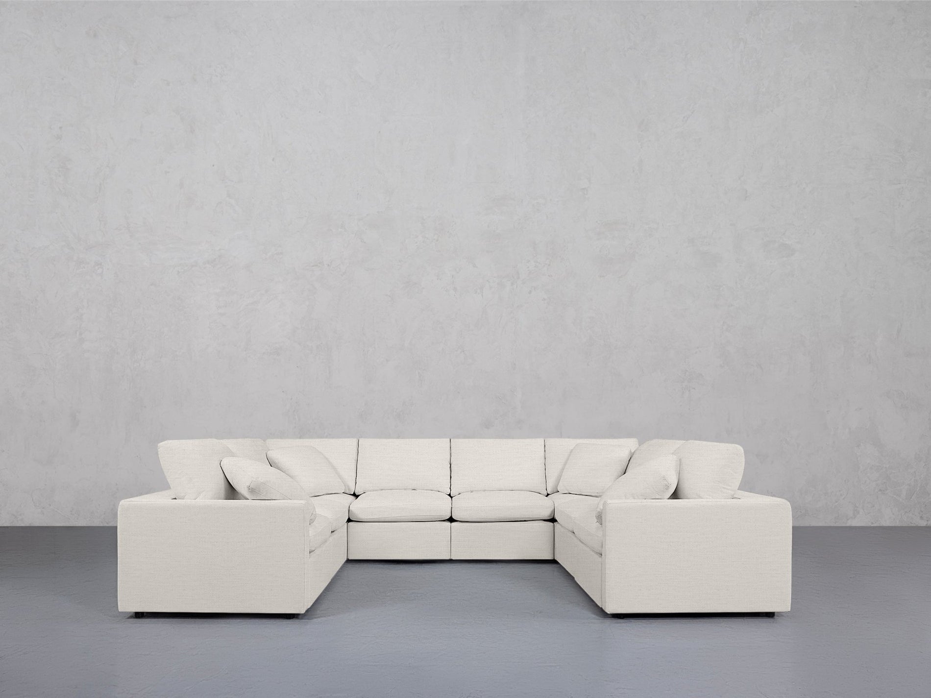 8-Seat Modular U-Sectional (Thin Arms) - 7th Avenue