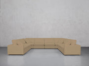 8-Seat Modular U-Sectional (Thin Arms) - 7th Avenue