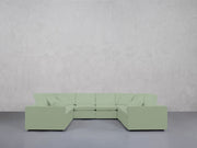 8-Seat Modular U-Sectional (Thin Arms) - 7th Avenue
