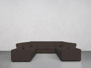 8-Seat Modular U-Sectional (Thin Arms) - 7th Avenue