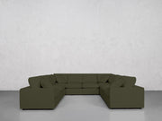8-Seat Modular U-Sectional (Thin Arms) - 7th Avenue