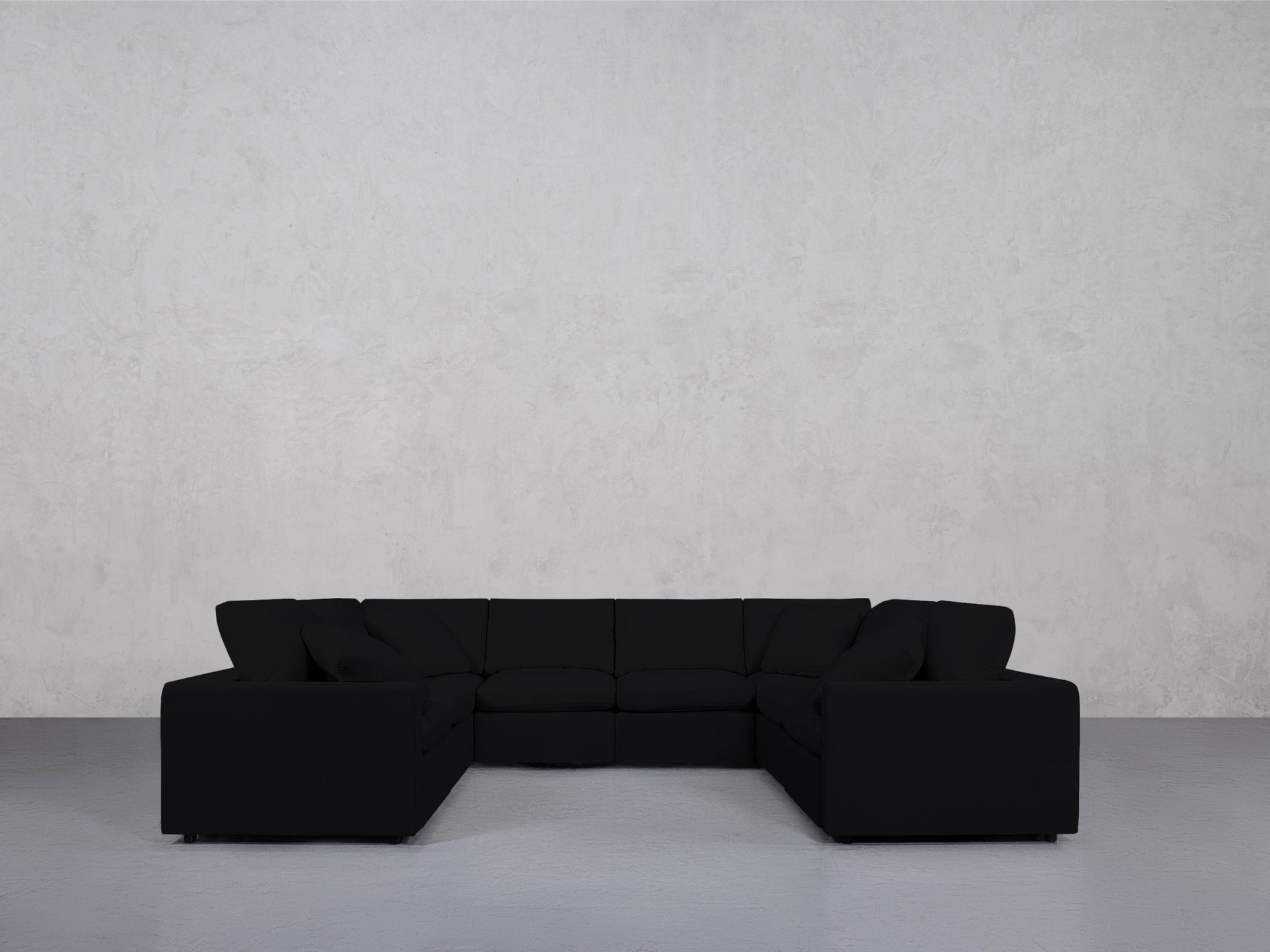 8-Seat Modular U-Sectional (Thin Arms) - 7th Avenue
