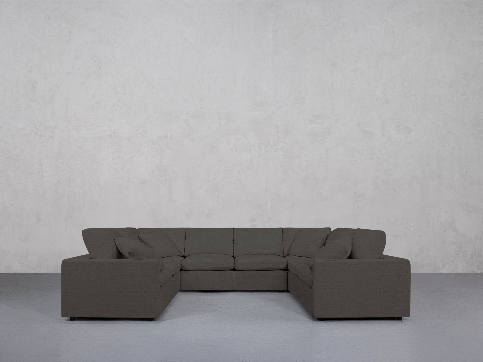 8-Seat Modular U-Sectional (Thin Arms) - 7th Avenue