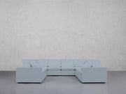 8-Seat Modular U-Sectional (Thin Arms) - 7th Avenue