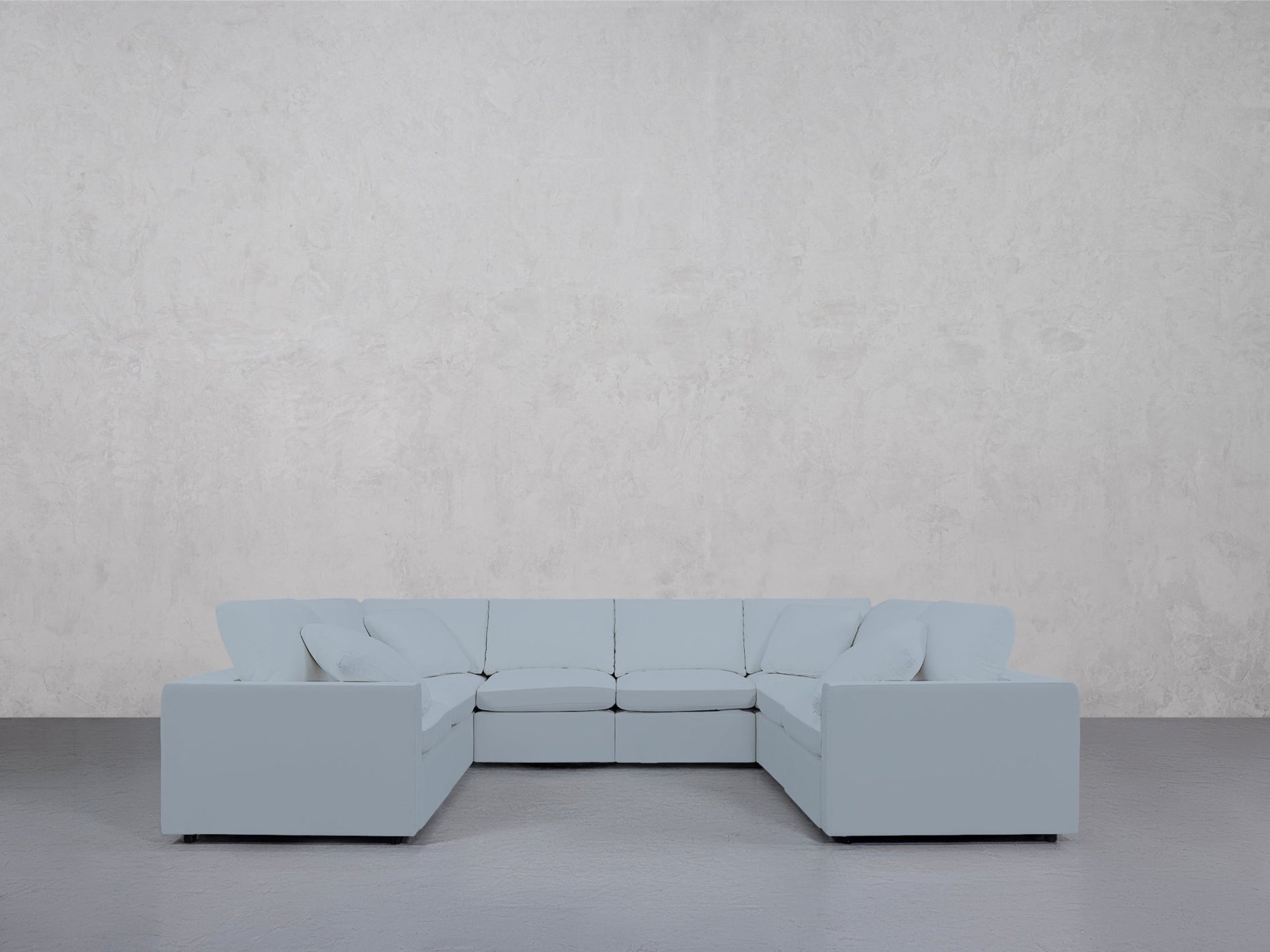 8-Seat Modular U-Sectional (Thin Arms) - 7th Avenue