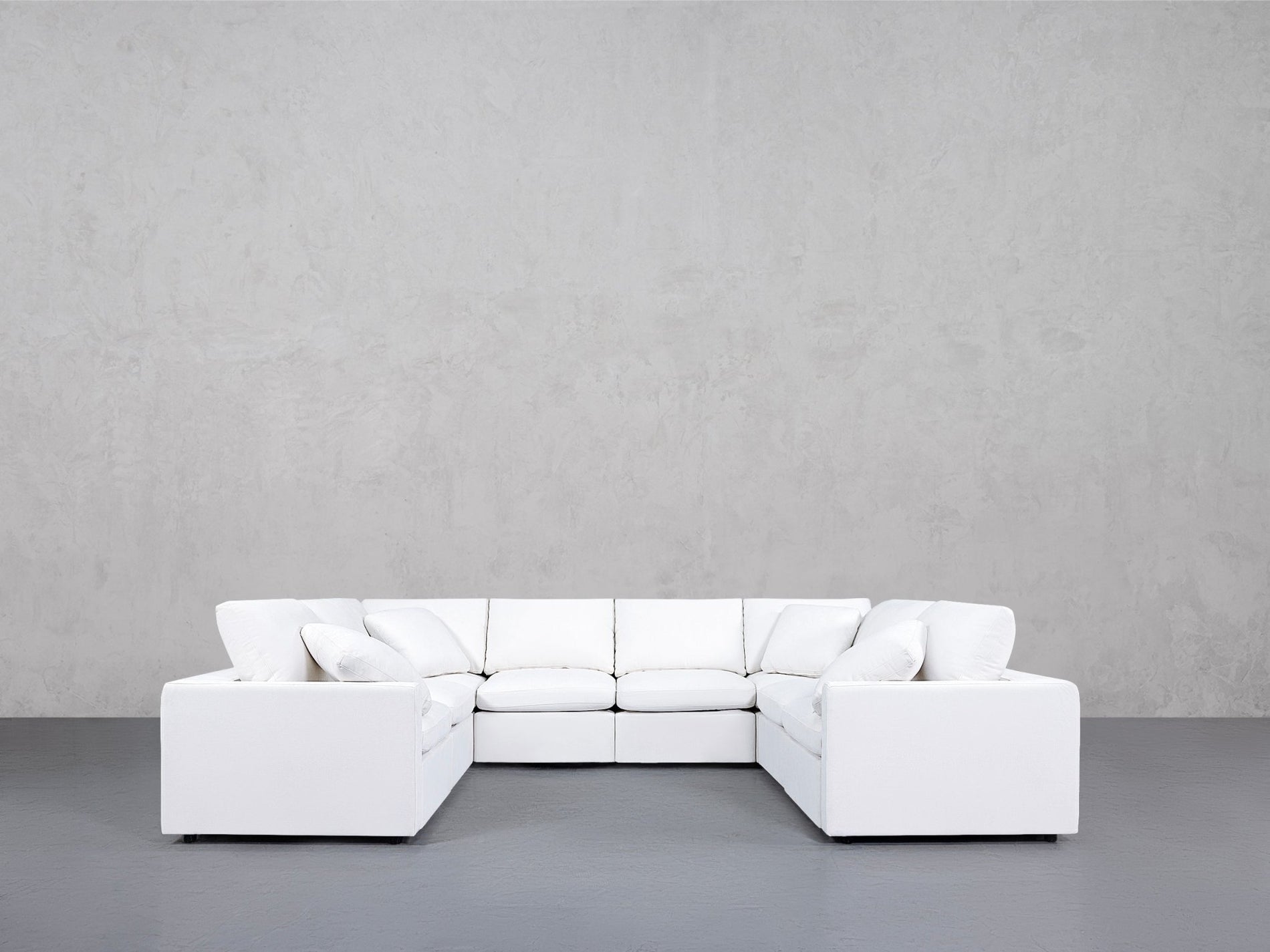 8-Seat Modular U-Sectional (Thin Arms) - 7th Avenue