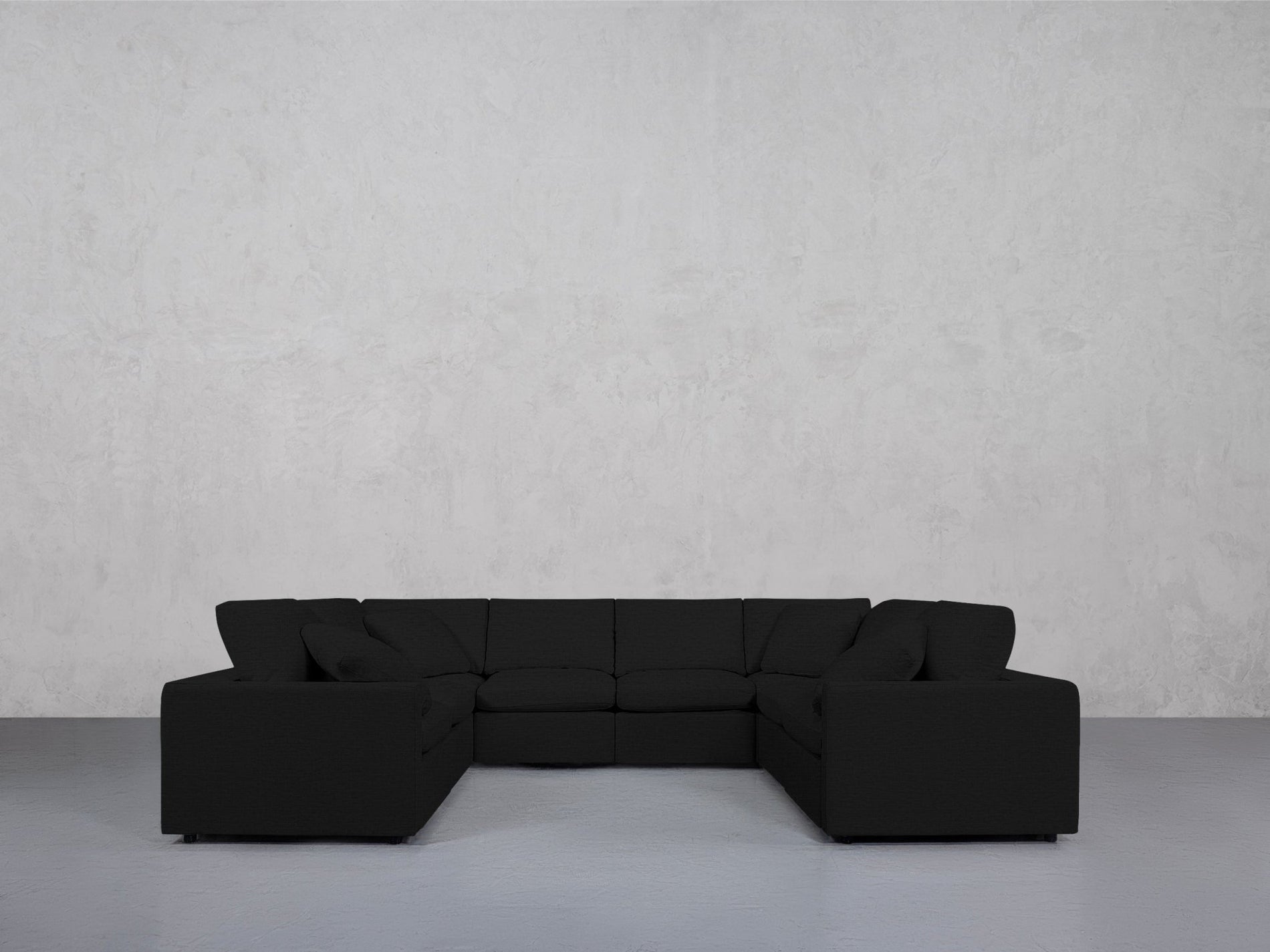 8-Seat Modular U-Sectional (Thin Arms) - 7th Avenue