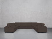 8-Seat Modular U-Sectional (Thin Arms) - 7th Avenue