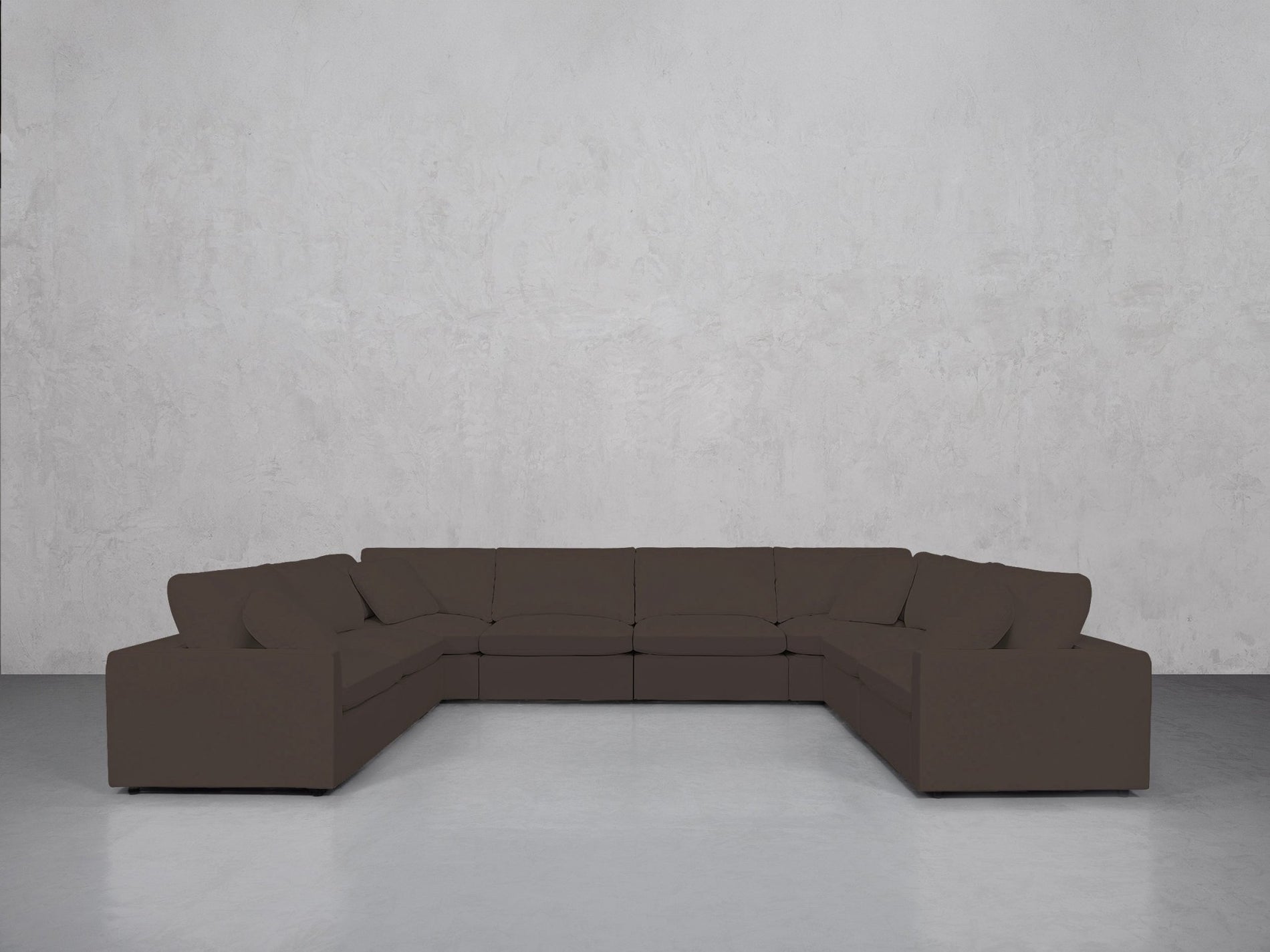 8-Seat Modular U-Sectional (Thin Arms) - 7th Avenue