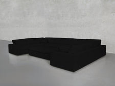 9 - Seat Modular U - Sectional with Double Ottoman - 7th Avenue