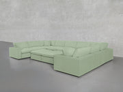9-Seat Modular U-Sectional with Double Ottoman - 7th Avenue