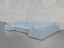 9 - Seat Modular U - Sectional with Double Ottoman - 7th Avenue