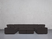 9-Seat Modular U-Sectional with Double Ottoman (Thin Arms) - 7th Avenue
