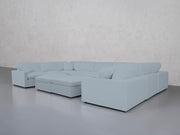 9-Seat Modular U-Sectional with Double Ottoman (Thin Arms) - 7th Avenue