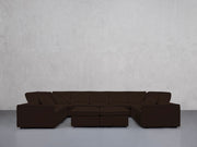 9-Seat Modular U-Sectional with Double Ottoman (Thin Arms) - 7th Avenue