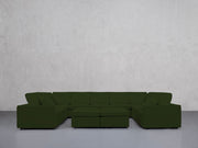 9-Seat Modular U-Sectional with Double Ottoman (Thin Arms) - 7th Avenue