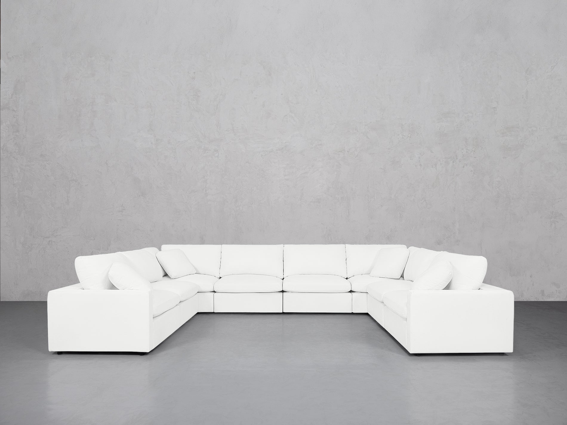 8-Seat Modular U-Sectional (Thin Arms)