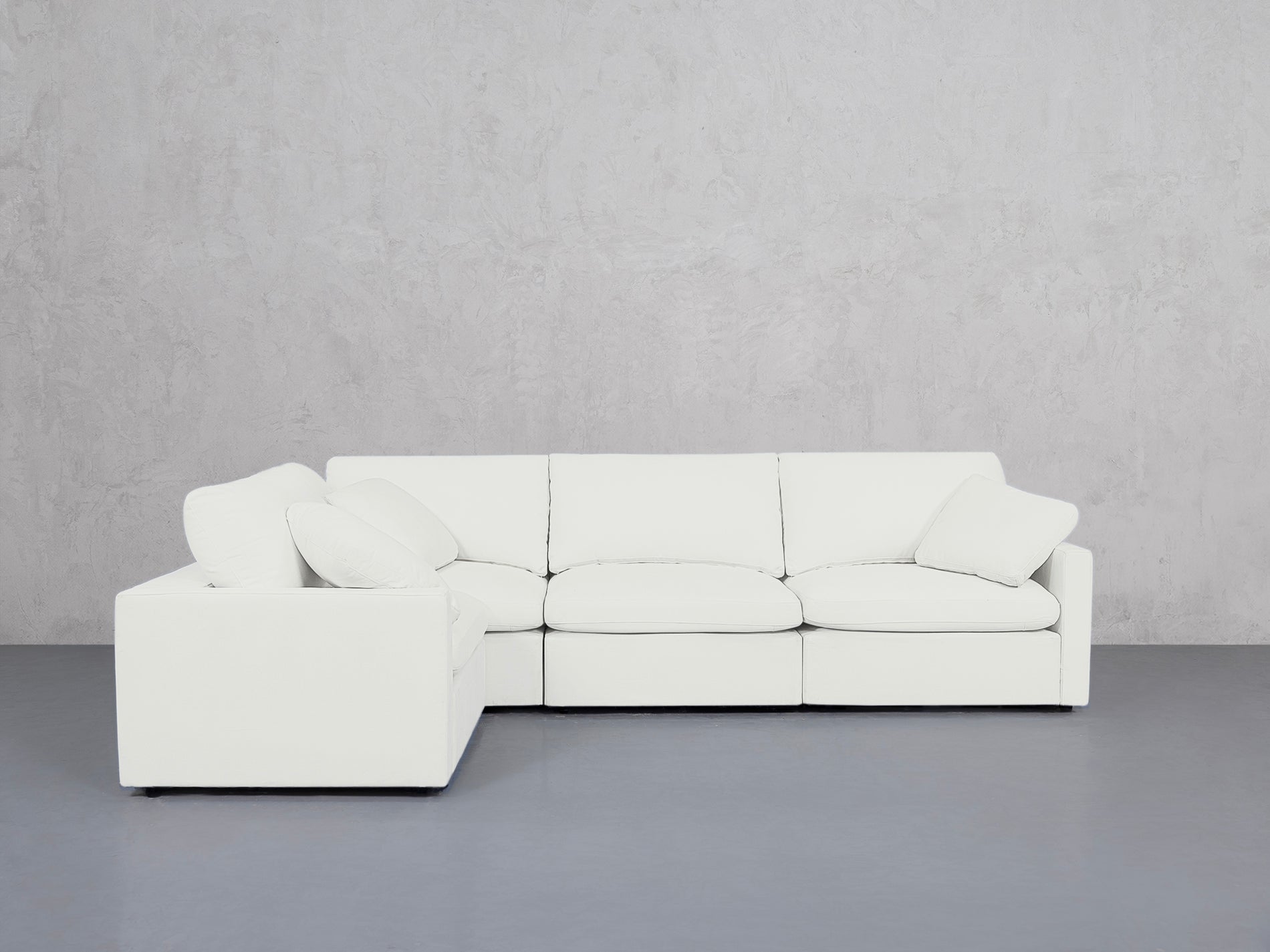 4-Seat Modular Corner Sectional (Thin Arms)
