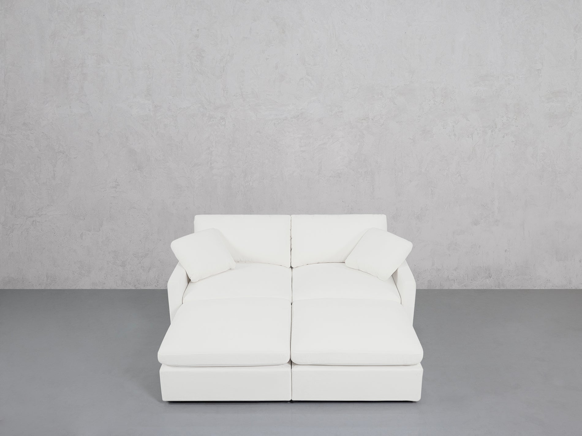 4-Seat Modular Daybed (Thin Arms)