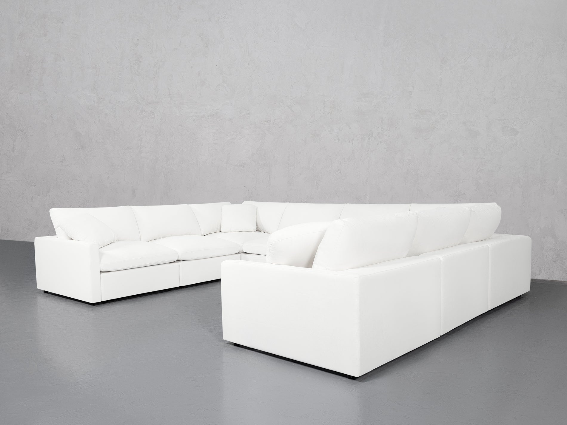 8-Seat Modular U-Sectional (Thin Arms)