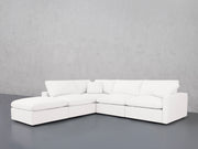 5-Seat Modular Corner Lounger Sectional (Thin Arms)