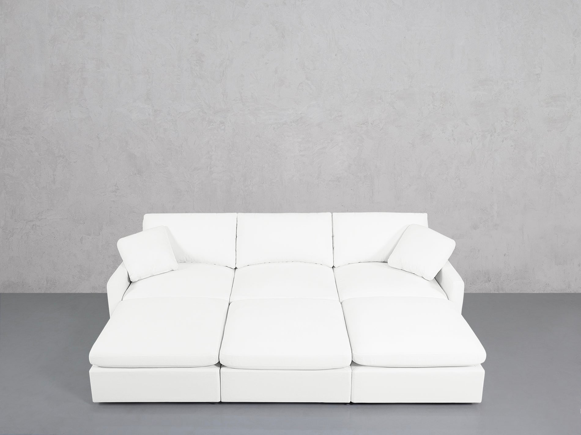 6-Seat Modular Daybed (Thin Arms)