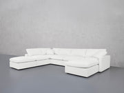 7-Seat Modular Chaise Corner Lounger Sectional (Thin Arms)