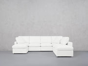7-Seat Modular Chaise Corner Right Lounger Sectional (Thin Arm)