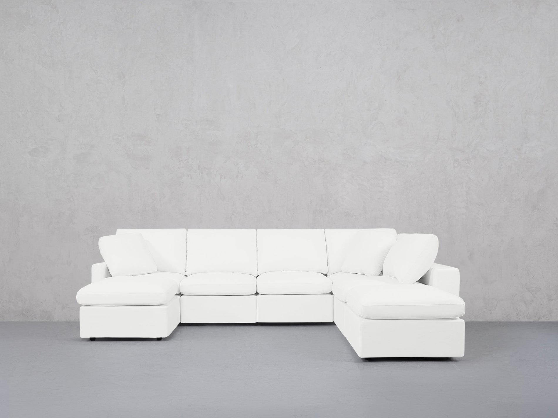 7-Seat Modular Chaise Corner Right Lounger Sectional (Thin Arm)