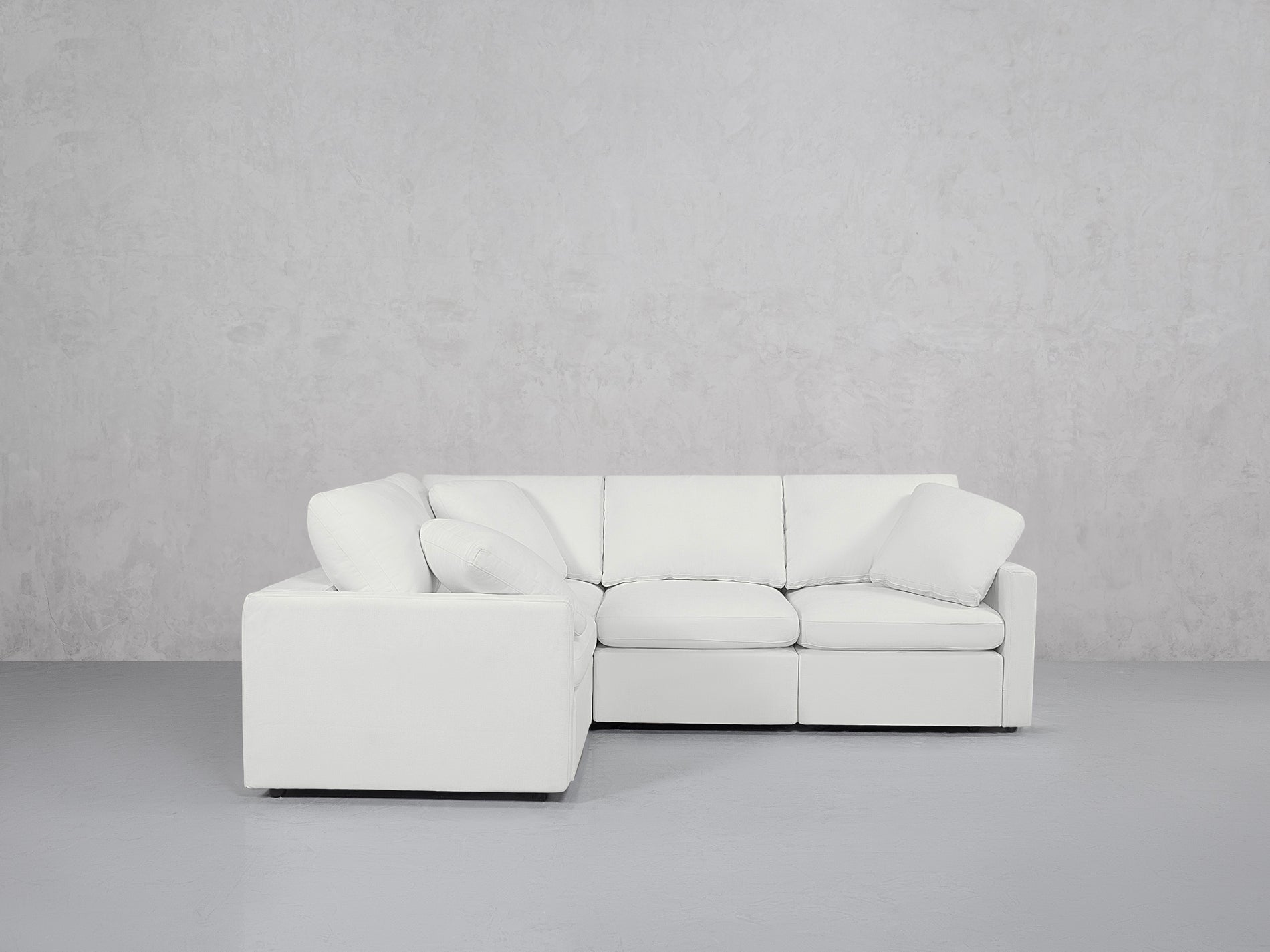 4-Seat Modular Corner Sectional (Thin Arms)