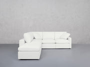 5-Seat Modular Corner Lounger Sectional (Thin Arms)