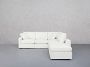 5-Seat Modular Corner Right Lounger Sectional (Thin Arms)