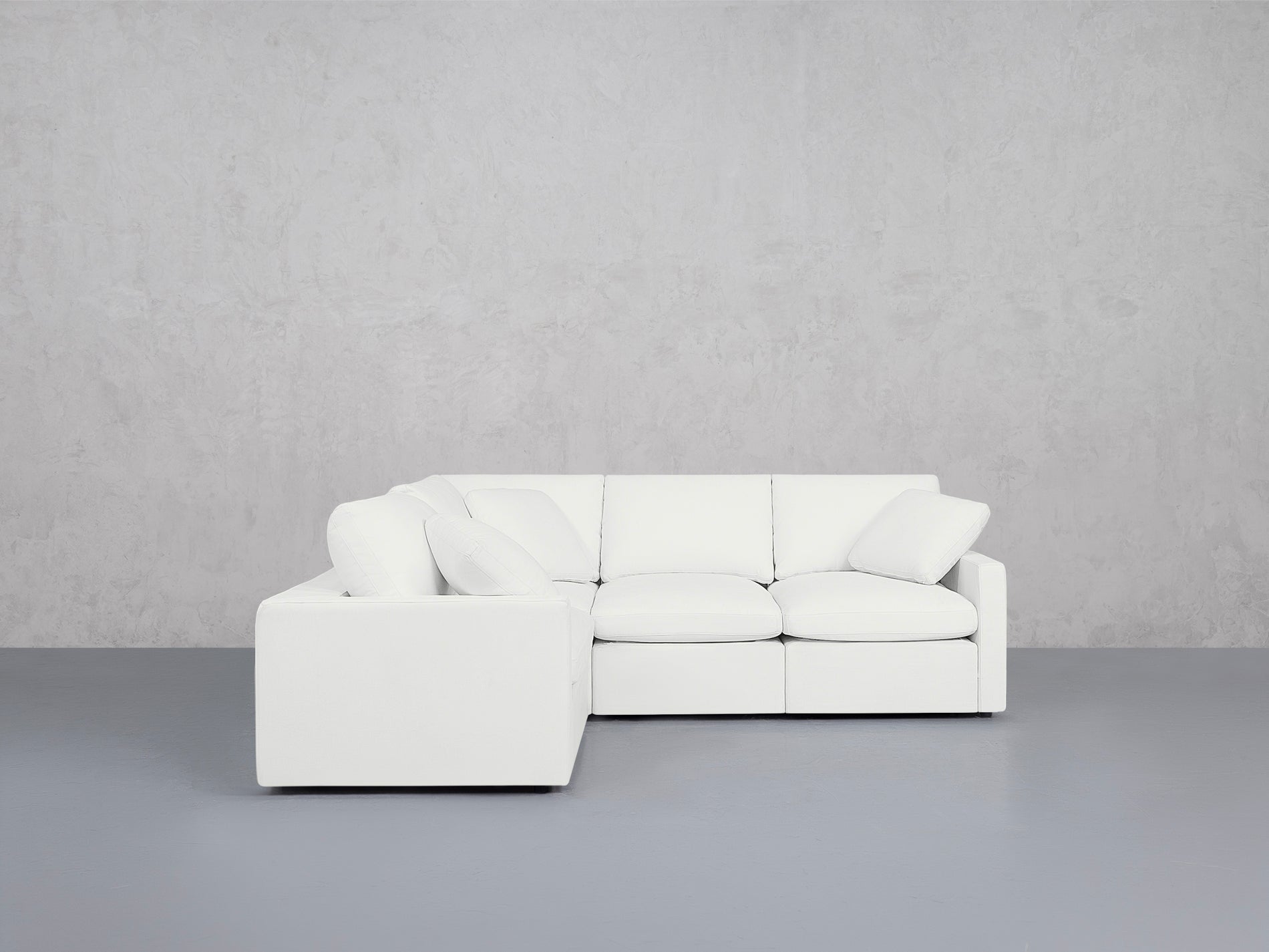 4-Seat Modular Corner Sectional (Thin Arms)