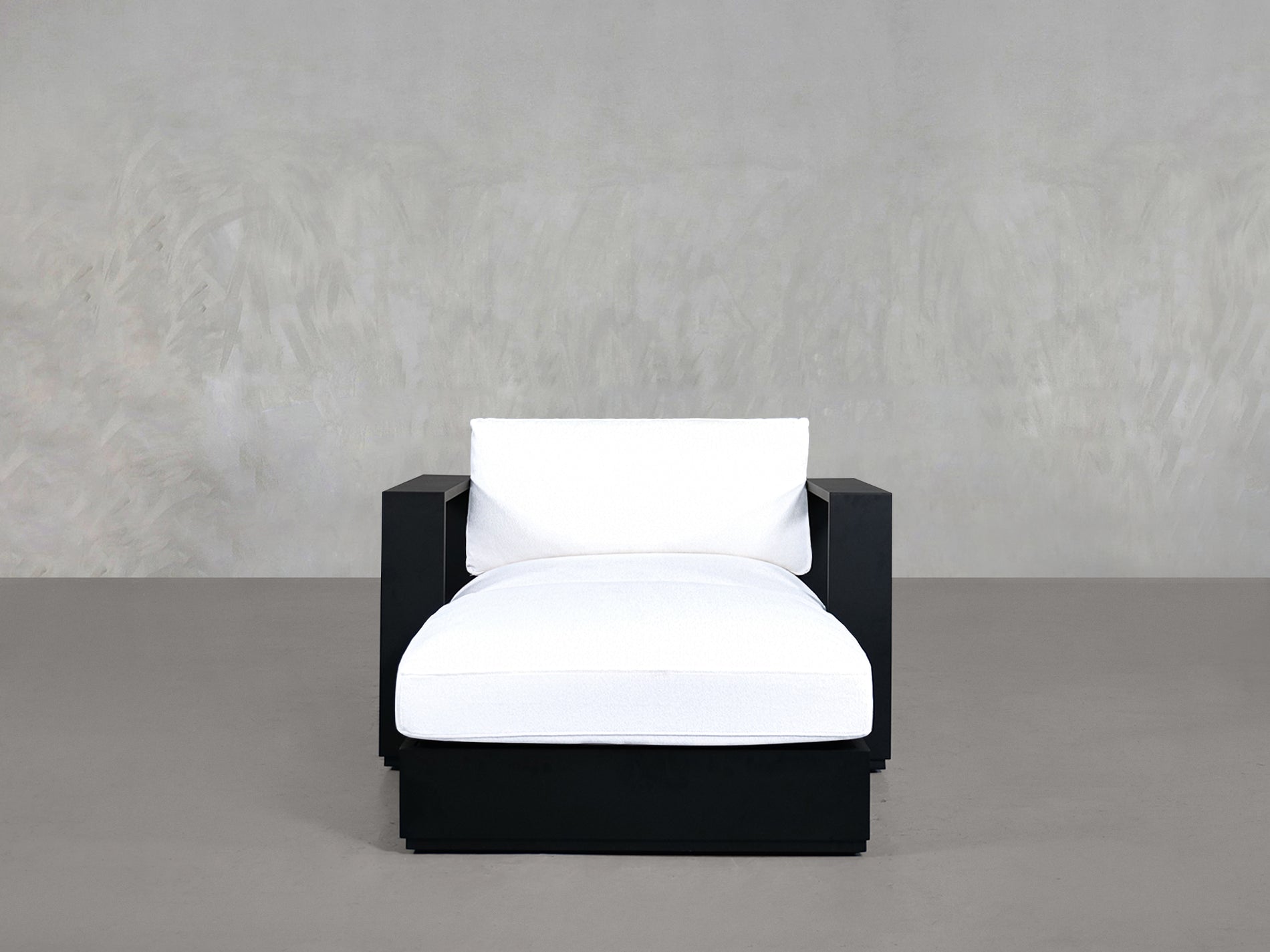 Armchair With Ottoman Aluminum Outdoor