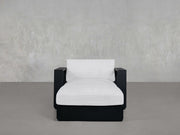 Armchair With Ottoman Aluminum Outdoor