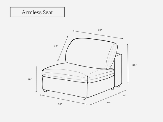 Armless Seat
