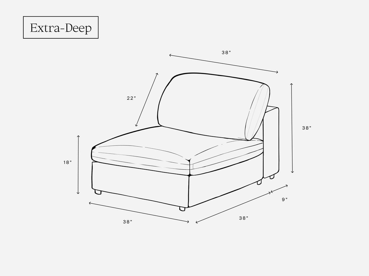 Armless Seat (Slim Storage)
