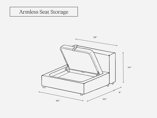 Armless Seat (Storage)