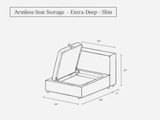 Armless Seat (Storage)