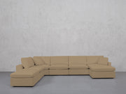 7-Seat Modular Chaise Corner Lounger Sectional (Thin Arms)