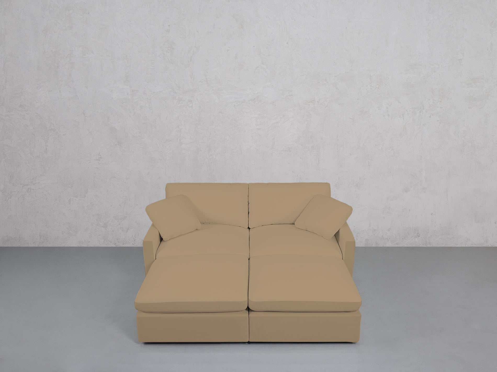 4-Seat Modular Daybed (Thin Arms)