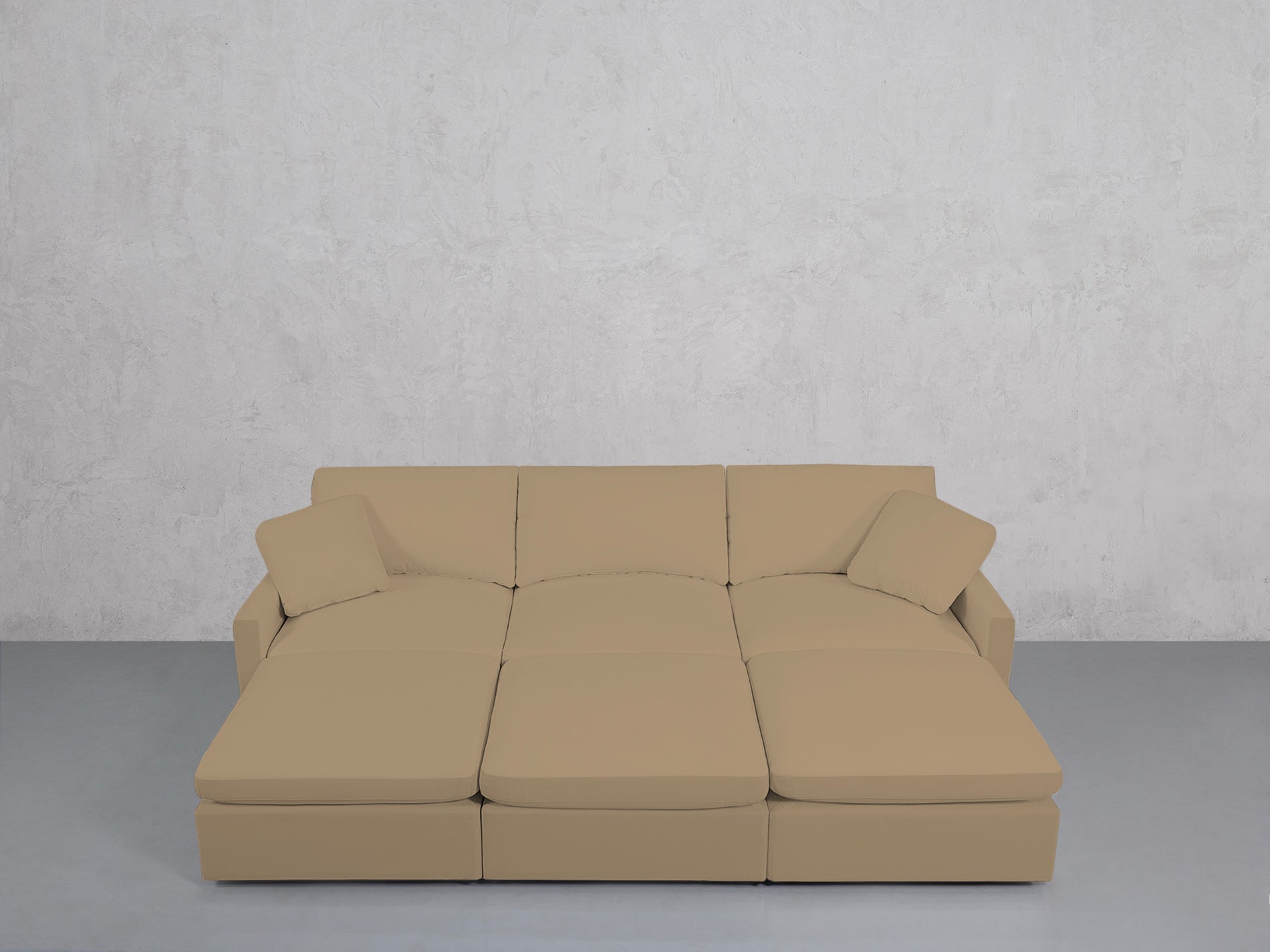 6-Seat Modular Daybed (Thin Arms)